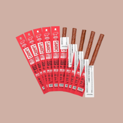 Chomps Grass-Fed and Finished Original Beef Jerky Snack Sticks 10-Pack - Keto, Paleo, Whole30, 10g Lean Meat Protein, Gluten-Free, Zero Sugar Food, Non-GMO