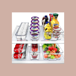 Sorbus Fridge Organizer Bins – Set of 6