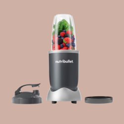 nutribullet Personal Blender for Shakes, Smoothies, Food Prep, and Frozen Blending, 24 Ounces, 600 Watt, Gray, (NBR-0601)