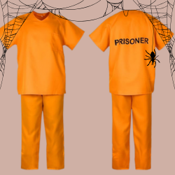 Adult Orange Prison Inmate Costume – $17.99 Adult Orange Prison Inmate Costume – $17.99